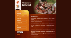 Desktop Screenshot of fleischerei-kahlert.de